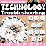 Computer Lab Technology Troubleshooting Posters Bulletin B