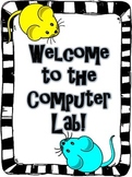 Computer Lab Welcome Poster (Free)
