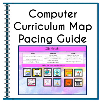 Computer Lessons Microsoft Office Curriculum Map Computer Pacing Guide  Grade 8