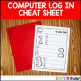 Computer Log in Sheet For Kids