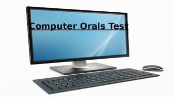Preview of Computer Oral Assessment PPt