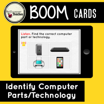 Preview of Computer Parts Digital Learning Boom™ Cards Digital Task Cards