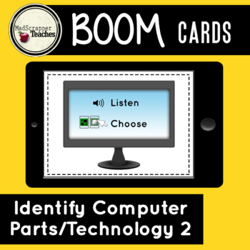 Preview of Computer Parts-Part 2 Digital Learning Boom™ Cards Digital Task Cards