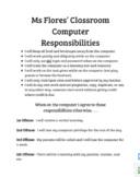 Computer Responsibilities/Consent Form *EDITABLE