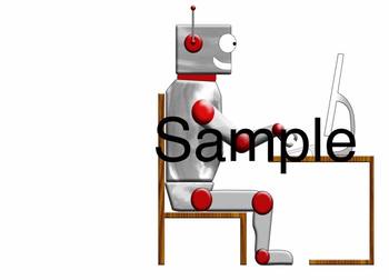 Preview of Computer Robot Clip Art / Images-  Great for Behavior Management