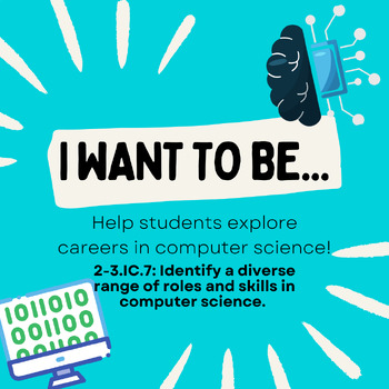 Preview of Computer Science Careers Lesson (With Worksheet)