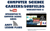 Computer Science Careers/Subfields (Worksheet/Video Series