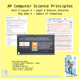 Computer Science Principles: Legal & Ethical Concerns (Big