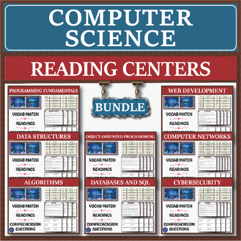 Preview of Computer Science Series: Reading Centers Bundle