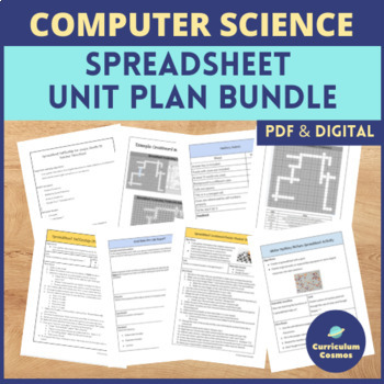 Preview of Computer Science Spreadsheet Unit Bundle