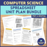 Computer Science Spreadsheet Unit Bundle