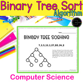STEM Technology Algorithm Binary Tree Sorting Worksheet 