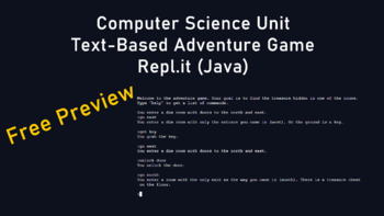 Preview of Computer Science Text-Based Adventure Video (Preview)