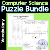 Computer Science Vocabulary Puzzle Bundle | Unplugged Activity