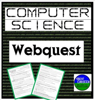 Preview of Computer Science Webquest for Middle School