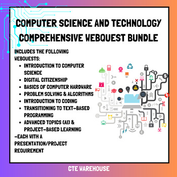 Preview of Computer Science and Technology Comprehensive WebQuest Bundle