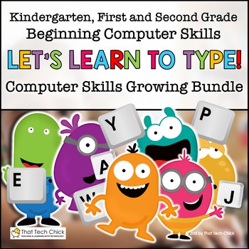 Preview of Beginning Computer Skills Growing Bundle for K-2