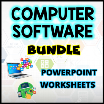 Preview of Computer Software Lecture Bundle   | PowerPoint | Worksheets