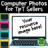 Realistic Computer Stock Photo Mock-ups