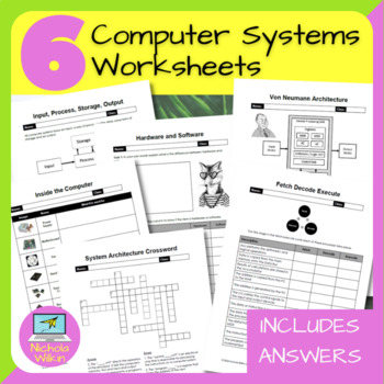 Preview of Computer Systems Worksheets