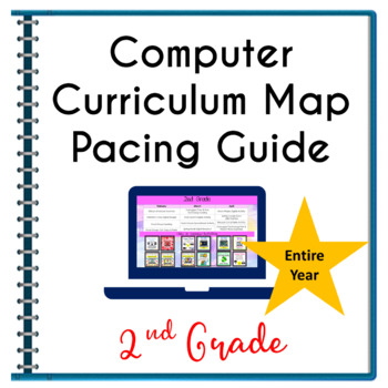 Preview of Computer Technology Curriculum Map Pacing Guide 2nd Grade