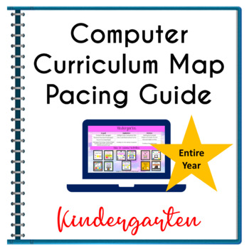 Preview of Computer Technology Curriculum Map Pacing Guide Kindergarten