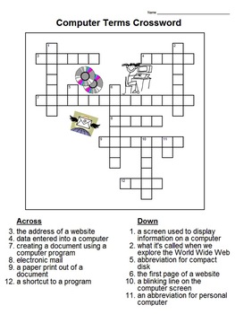 Preview of Computer Technology Lessons with Five Worksheets for 3rd Graders