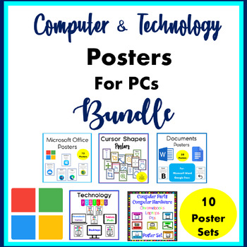 Preview of Computer & Technology Posters | Computer Lab Posters for PCs