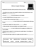 Computer Technology Worksheets, Crossword, Word Search and