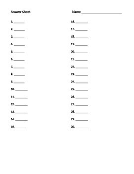 Computer Terminology Test by Robert Stuck | TPT