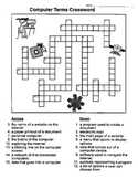Computer Terms Word Search & Crossword