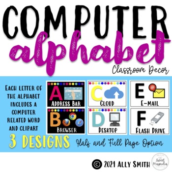 Preview of Computer Lab decorations - Alphabet