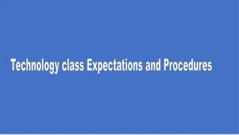 Preview of Computer lab expectations and procedures 