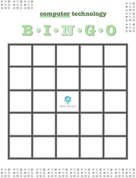 Preview of Computer terminology/Technology Bingo