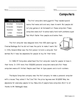 Preview of Computers