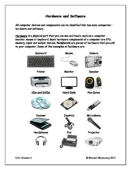computer hardware worksheet pdf