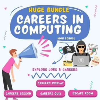 Preview of Computing Careers + Jobs High School Bundle