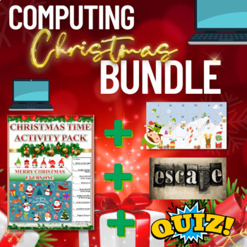 Preview of Computing Christmas Activities and Lessons