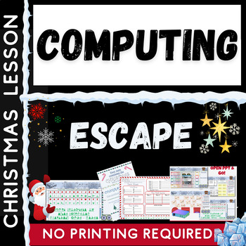 Preview of Computing Christmas Quiz Escape Room