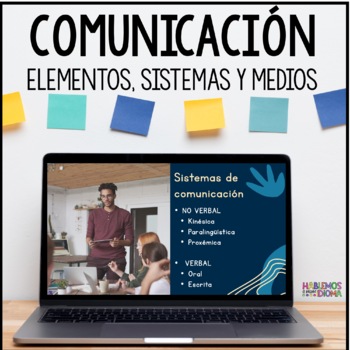 Preview of Comunicación: elementos, sistemas y medios | Explorando el mundo laboral | PPT