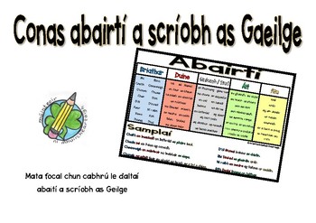 Preview of Conas abairtí a scríobh as Gaeilge
