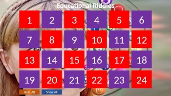 Preview of Concentration Educational Riddles 300 Pairs