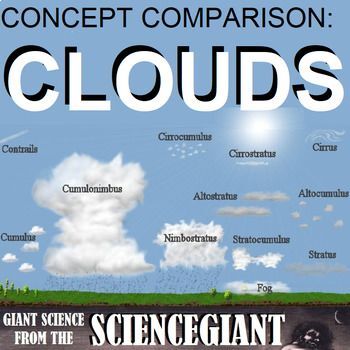 Preview of Concept Comparison Frame: Types of Clouds