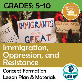 Preview of Immigration, Oppression, and Resistance: Concept Formation Lesson