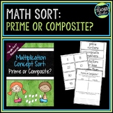 Prime and Composite Numbers: A Math Sort