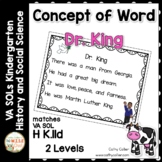 Concept of Word Dr. Martin Luther King, Jr. | Intervention