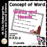 Concept of Word Wants and Needs | Intervention