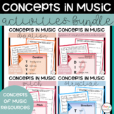 Concepts in Music Bundle