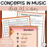 Concepts in Music | Duration