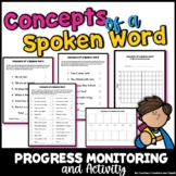Concepts of a Spoken Word Progress Monitoring IEP Goal Tracking